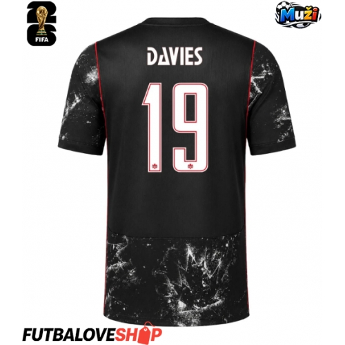 Dres Kanada Alphonso Davies #19 Preč MS 2026 Krátky Rukáv